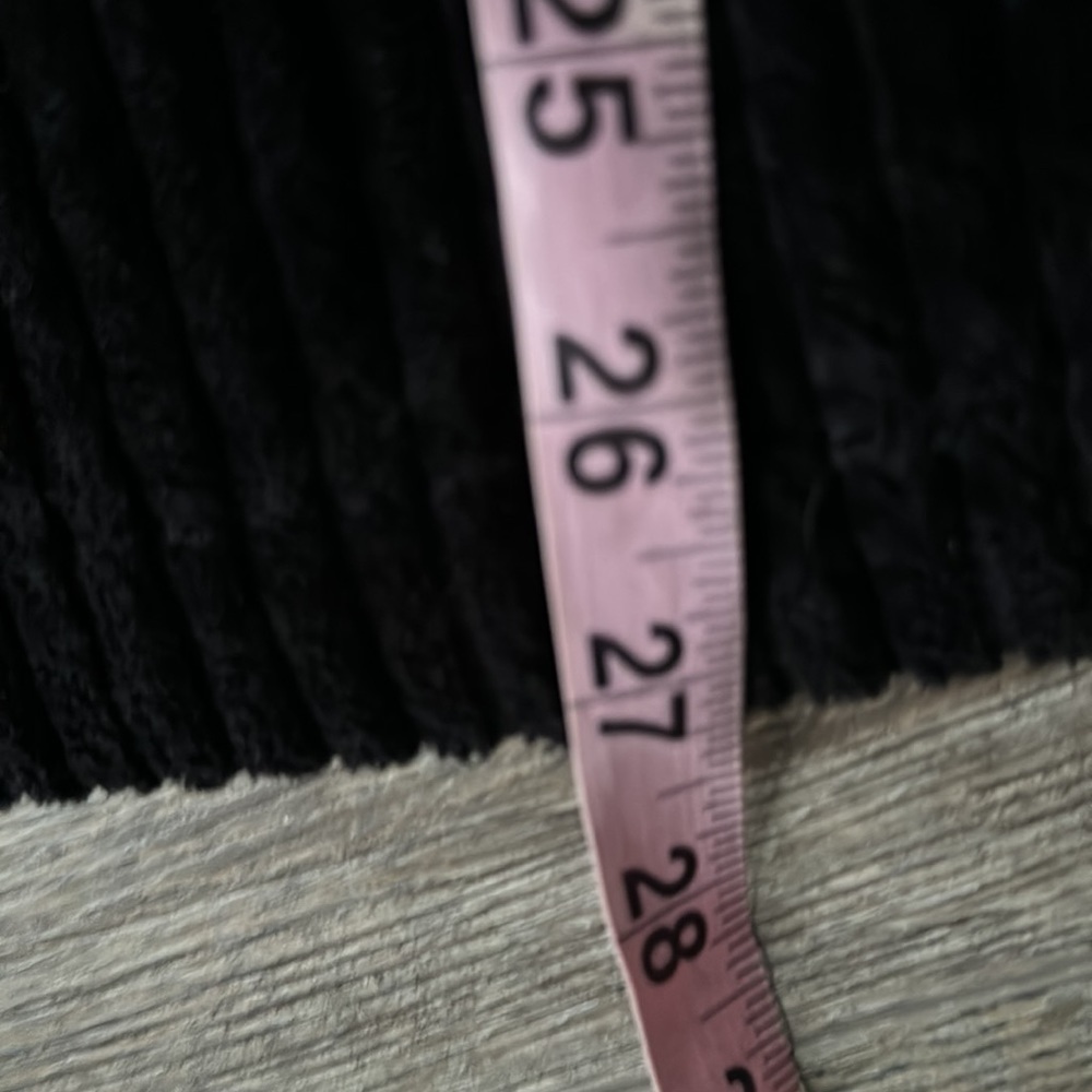 Woolrich vest size Large black ribbed faux velvet zipper front - Picture 8 of 9
